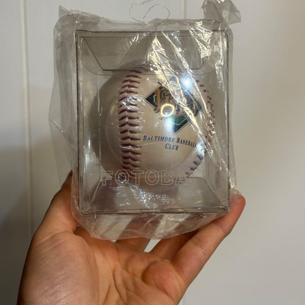 VTG Baltimore Orioles "Fotoball" Souvenir Baseball | Camden Yards Collectible - Picture 2 of 6